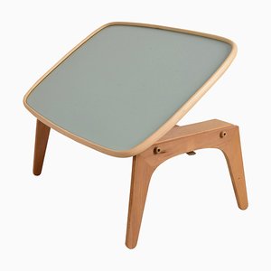 Plateau de Lit Pliant et Ajustable en Bois Laminé par Fratelli Reguitti, Italie, 1950s