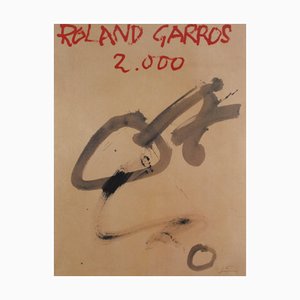 After Antoni Tapies, Roland-Garros, 2000s, Color Print Poster