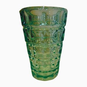 Vintage Vase by Frantisek Pecený for Hermanova Glassworks, 1963