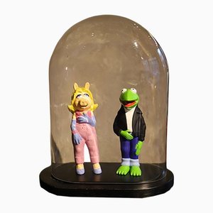Kermit & Peggy Teca Muppets