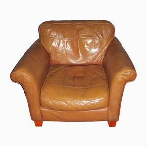 Leather Arm Chair by Drury Adams