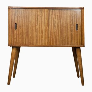 Mid-Century Afromosia Record Cabinet, 1960s