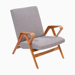 Gray Bentwood No.24-23 Armchair from Tatra, 1960s