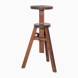 Sculptors Pedestal or Modeling Stand or Accent Table