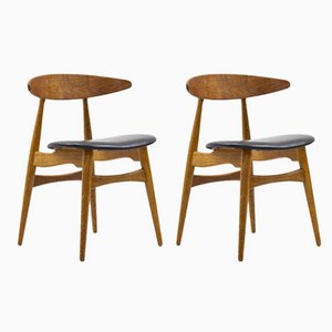 Chairs by Hans J. Wegner for Carl Hansen & Søn, Set of 10