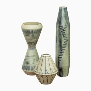 Vases by Carl-Harry Stålhane for Rörstrand, Set of 3