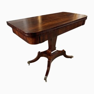 Regency Rosewood Card Console Table