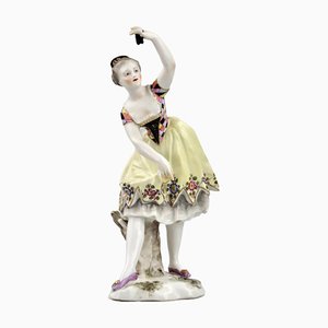 Figurine Danseuse avec Castagnettes en Porcelaine