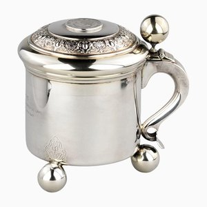 Silver Beer Mug and Cup