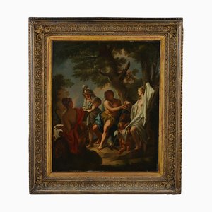 The Judgement of Paris, Oil on Canvas, Framed