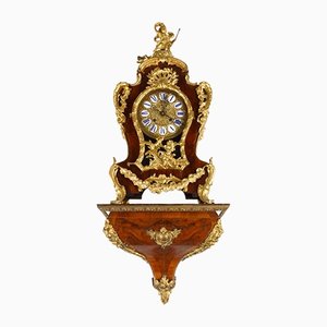 Wall Clock with Console in 19th Century Rococo Style