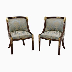 Empire Style Armchairs, Set of 2