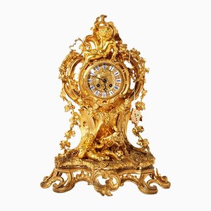 Mantel Clock in the Style of Louis XV
