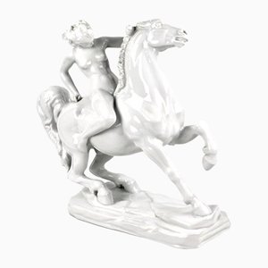 Horsewoman Figure by Eva Lote for Herend, 1937