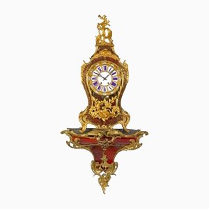 Clock with Console in Boulle Style