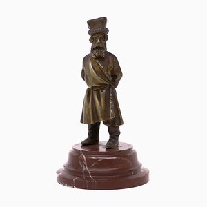 Statuetta in bronzo dell'uomo russo