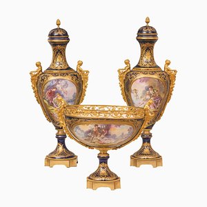 Porcelain Set from Sevres, 19th Century