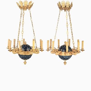 Empire Style Chandeliers, Russia, Set of 2