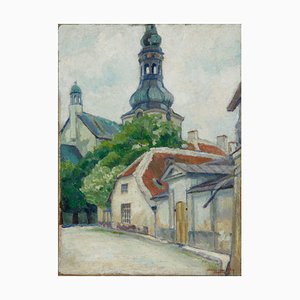 Alexander Yakovlevich Kramarev, Revel, The Dome Cathedral, Öl auf Leinwand