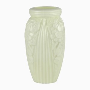 Art Deco Milk Glass Vase