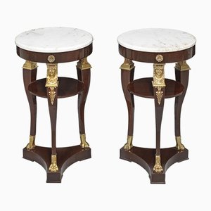 Tables d'Appoint Style Empire, Set de 2