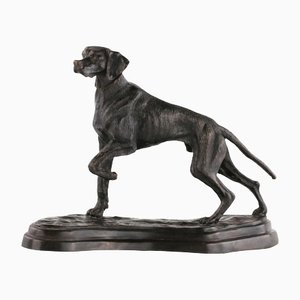 Chien de Chasse en Bronze