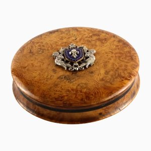 Wooden Round Box