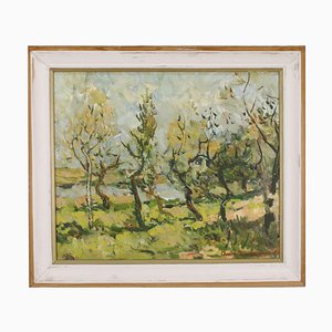 Amir Timergaleev, Landscape, Oil on Canvas, Framed