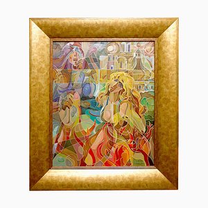 V. Gorbunov, Pintura, siglo XX, óleo sobre lienzo, enmarcado