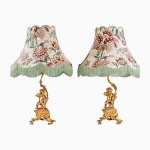 Putti Table Lamps, Set of 2