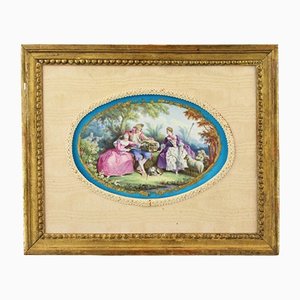 19th Century French Porcelain Panel