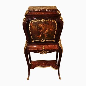 19th Century Secretary Decorated in the Style of Vernis Martin
