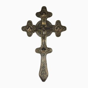 Antique Altar Cross from Vasily Andreyev Factory