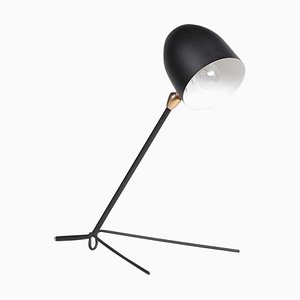 Mid-Century Modern Black Cocotte Table Lamp by Serge Mouille