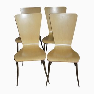 Schichtholz Stühle von The Chair Company, 4er Set