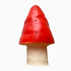 Postmoderne deutsche Mushroom Tischlampe aus Kunststoff von Heico