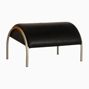 Zyklus Stool in Black Leather from Cor