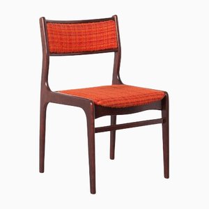 Vintage Red-Orange Dining Chair