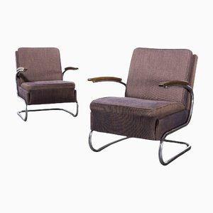 1286 Armchairs by Mart Stam for Mücke Melder, 1930s, Set of 2