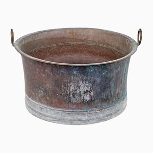 Large 19th Century Copper Cooking Vessel
