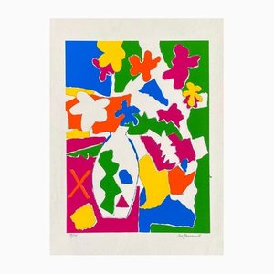 Taro Yamamoto, Hommage to Matisse, Lithographie auf Velin