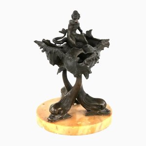 Miniatura de bronce de la alegoría del elemento agua