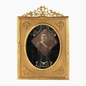 Neoclassical Style Gilded Bronze Photo Frame