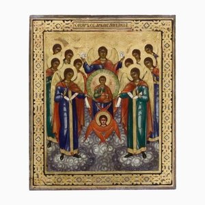 Icon with Cathedral of the Archangel Michael, 19th Century