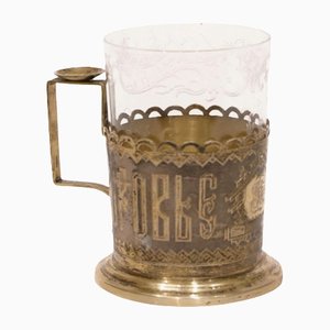 Drink to Health Cup Holder from Israel Yeseevich Zakhoder, 1886