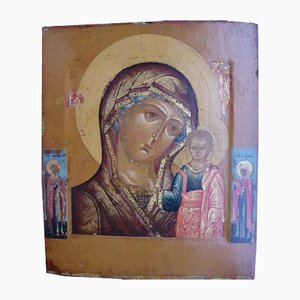 Image de la Mère de Dieu de Kazan, Russie, 18ème Siècle