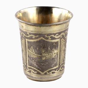 Silver Mug with City Views