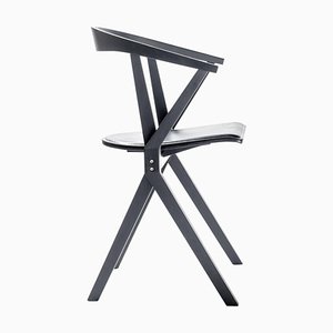 B Chair Black Leather by Konstantin Grcic for Bd Barcelona