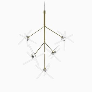 Forgotten Steel Chandelier Lamp by Pepe Cortes for BD Barcelona