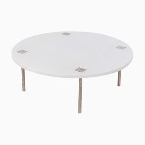 White Wood Coffee Table by Ettore Sottsass for Poltronova